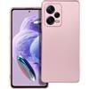 METAL CUSTODIA TPU SILICONE METAL COVER CASE PER XIAOMI REDMI NOTE 12 PRO+ 5G ROSA