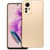 METAL CUSTODIA TPU SILICONE METAL COVER CASE PER XIAOMI REDMI NOTE 12S GOLD