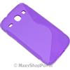 MAXY SSYL CUSTODIA TPU SILICONE COVER CASE PER SAMSUNG GALAXY CORE I8260 - DUOS I8262 PURPLE