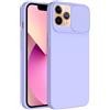 SLIDE CUSTODIA TPU SILICONE SLIDE COVER CASE CON PROTEZIONE FOTOCAMERE PER APPLE IPHONE 11 PRO LILLA