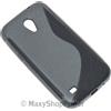 MAXY SSYL CUSTODIA TPU SILICONE COVER CASE PER SAMSUNG GALAXY CORE LITE LTE BLACK