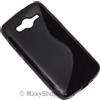 MAXY SSYL CUSTODIA TPU SILICONE COVER CASE PER SAMSUNG GALAXY CORE LTE G386F BLACK