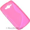 MAXY SSYL CUSTODIA TPU SILICONE COVER CASE PER SAMSUNG GALAXY CORE LTE G386F PINK