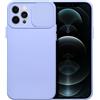 SLIDE CUSTODIA TPU SILICONE SLIDE COVER CASE CON PROTEZIONE FOTOCAMERE PER APPLE IPHONE 12 PRO LILLA