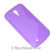 MAXY SSYL CUSTODIA TPU SILICONE COVER CASE PER SAMSUNG GALAXY S4 I9500 - I9505 PURPLE