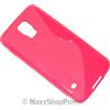 MAXY SSYL CUSTODIA TPU SILICONE COVER CASE PER SAMSUNG GALAXY S5 G900 PINK
