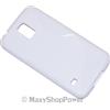 MAXY SSYL CUSTODIA TPU SILICONE COVER CASE PER SAMSUNG GALAXY S5 G900 WHITE
