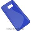 MAXY SSYL CUSTODIA TPU SILICONE COVER CASE PER SAMSUNG GALAXY S6 EDGE+ G928 BLU