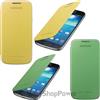 SAMSUNG 2X CUSTODIA ORIGINALE FLIP COVER GALAXY S4 MINI GREEN + YELLOW