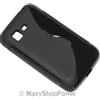 MAXY SSYL CUSTODIA TPU SILICONE COVER CASE PER SAMSUNG STAR 3 S5220 BLACK