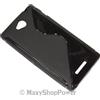 MAXY SSYL CUSTODIA TPU SILICONE COVER CASE PER SONY XPERIA C C2305 BLACK
