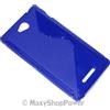 MAXY SSYL CUSTODIA TPU SILICONE COVER CASE PER SONY XPERIA C C2305 BLUE