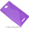 MAXY SSYL CUSTODIA TPU SILICONE COVER CASE PER SONY XPERIA C C2305 PURPLE