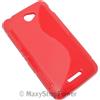 MAXY SSYL CUSTODIA TPU SILICONE COVER CASE PER SONY XPERIA E4 RED