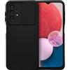 SLIDE CUSTODIA TPU SILICONE SLIDE COVER CASE CON PROTEZIONE FOTOCAMERE PER SAMSUNG GALAXY A13 4G A135 A137 BLACK