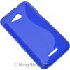 MAXY SSYL CUSTODIA TPU SILICONE COVER CASE PER SONY XPERIA E4G BLU