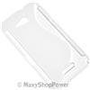 MAXY SSYL CUSTODIA TPU SILICONE COVER CASE PER SONY XPERIA E4G TRASPARENTE