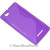 MAXY SSYL CUSTODIA TPU SILICONE COVER CASE PER SONY XPERIA M C1904 - C1905 PURPLE