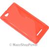 MAXY SSYL CUSTODIA TPU SILICONE COVER CASE PER SONY XPERIA M C1904 - C1905 RED