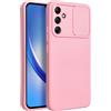 SLIDE CUSTODIA TPU SILICONE SLIDE COVER CASE CON PROTEZIONE FOTOCAMERE PER SAMSUNG GALAXY A15 4G - 5G PINK