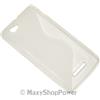 MAXY SSYL CUSTODIA TPU SILICONE COVER CASE PER SONY XPERIA M C1904 - C1905 TRASPARENTE