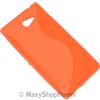 MAXY SSYL CUSTODIA TPU SILICONE COVER CASE PER SONY XPERIA M2 ORANGE
