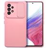 SLIDE CUSTODIA TPU SILICONE SLIDE COVER CASE CON PROTEZIONE FOTOCAMERE PER SAMSUNG GALAXY A32 4G PINK