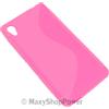 MAXY SSYL CUSTODIA TPU SILICONE COVER CASE PER SONY XPERIA M4 AQUA PINK