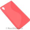 MAXY SSYL CUSTODIA TPU SILICONE COVER CASE PER SONY XPERIA M4 AQUA RED