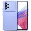 SLIDE CUSTODIA TPU SILICONE SLIDE COVER CASE CON PROTEZIONE FOTOCAMERE PER SAMSUNG GALAXY A32 5G LILLA