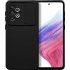 SLIDE CUSTODIA TPU SILICONE SLIDE COVER CASE CON PROTEZIONE FOTOCAMERE PER SAMSUNG GALAXY A33 5G BLACK