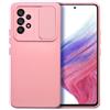 SLIDE CUSTODIA TPU SILICONE SLIDE COVER CASE CON PROTEZIONE FOTOCAMERE PER SAMSUNG GALAXY A33 5G PINK