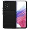 SLIDE CUSTODIA TPU SILICONE SLIDE COVER CASE CON PROTEZIONE FOTOCAMERE PER SAMSUNG GALAXY A52 4G - 5G - A52S BLACK