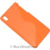 MAXY SSYL CUSTODIA TPU SILICONE COVER CASE PER SONY XPERIA Z2 ORANGE