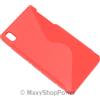 MAXY SSYL CUSTODIA TPU SILICONE COVER CASE PER SONY XPERIA Z2 RED