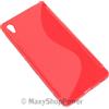 MAXY SSYL CUSTODIA TPU SILICONE COVER CASE PER SONY XPERIA Z3+ - Z4 RED