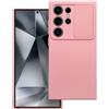 SLIDE CUSTODIA TPU SILICONE SLIDE COVER CASE CON PROTEZIONE FOTOCAMERE PER SAMSUNG GALAXY S24 ULTRA PINK