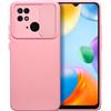 SLIDE CUSTODIA TPU SILICONE SLIDE COVER CASE CON PROTEZIONE FOTOCAMERE PER XIAOMI REDMI 10C PINK