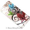 MAXY SYL CUSTODIA TPU SILICONE FLOWER COVER PER APPLE IPHONE 5 - 5S - SE