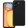 SLIDE CUSTODIA TPU SILICONE SLIDE COVER CASE CON PROTEZIONE FOTOCAMERE PER XIAOMI REDMI 13C - POCO C65 BLACK