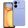SLIDE CUSTODIA TPU SILICONE SLIDE COVER CASE CON PROTEZIONE FOTOCAMERE PER XIAOMI REDMI 13C - POCO C65 LILLA