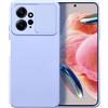 SLIDE CUSTODIA TPU SILICONE SLIDE COVER CASE CON PROTEZIONE FOTOCAMERE PER XIAOMI REDMI NOTE 12 4G LTE LILLA