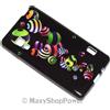 MAXY SYL CUSTODIA TPU SILICONE FLOWER COVER PER LG OPTIMUS L5-2 E460