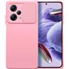 SLIDE CUSTODIA TPU SILICONE SLIDE COVER CASE CON PROTEZIONE FOTOCAMERE PER XIAOMI REDMI NOTE 12 PRO+ 5G PINK