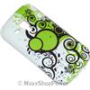 MAXY SYL CUSTODIA TPU SILICONE FLOWER COVER PER SAMSUNG GALAXY S DUOS S7562 - TREND S7560 - TREND PLUS S7580