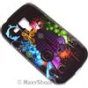 MAXY SYL CUSTODIA TPU SILICONE FLOWER COVER PER SAMSUNG GALAXY S DUOS S7562 - TREND S7560 - TREND PLUS S7580