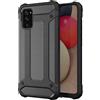 FORCELL CUSTODIA ARMOR CASE TPU COVER PER SAMSUNG GALAXY A02S A025 BLACK