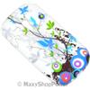 MAXY SYL CUSTODIA TPU SILICONE FLOWER COVER PER SAMSUNG GALAXY S3 MINI I8190 - VE I8200