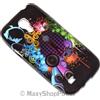 MAXY SYL CUSTODIA TPU SILICONE FLOWER COVER PER SAMSUNG GALAXY S4 MINI I9190 - I9195