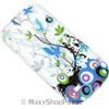 MAXY SYL CUSTODIA TPU SILICONE FLOWER COVER PER SAMSUNG GALAXY S4 MINI I9190 - I9195